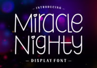 Miracle Nighty Font - Featured Image