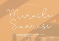 Miracle Sunrise Font - Featured Image