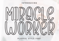 Miracle Worker Font - Featured Image