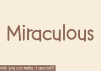 Miraculous Font - Featured Image