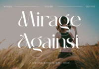 Mirage Against Font - Featured Image