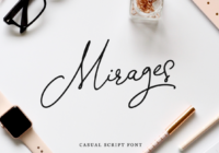 Mirages Font - Featured Image