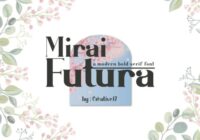 Mirai Futura Font - Featured Image