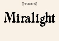 Miralight Font - Featured Image