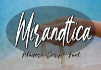 Mirandtica Font - Featured Image