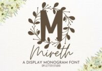 Mireth Monogram Font - Featured Image