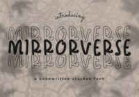 Mirrorverse Font - Featured Image