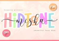 Misha Hiptone Font - Featured Image