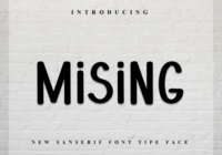 Mising Font - Featured Image