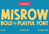 Misrow Font - Featured Image