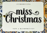 Miss Christmas Font - Featured Image