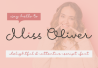 Miss Oliver Font - Featured Image