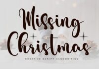 Missing Christmas Font - Featured Image