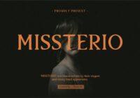 Missterio Font - Featured Image