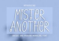 Mister Another Font - Featured Image