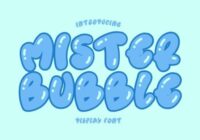Mister Bubble Font - Featured Image