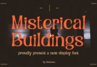 Misterical Buildings Font - Featured Image