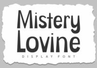 Mistery Lovine Font - Featured Image