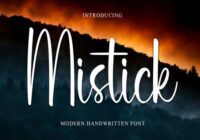 Mistick Font - Featured Image