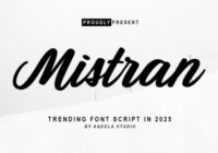 Mistran Font - Featured Image