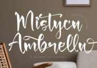Mistyca Ambrella Font - Featured Image