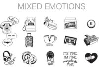 Mixed Emotions Dingbats Font - Featured Image