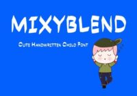 Mixyblend Font - Featured Image