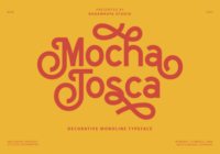 Mocha Tosca Font - Featured Image