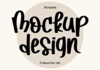Mockup Design Font - Featured Image