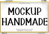 Mockup Handmade Font - Featured Image