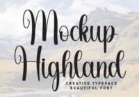 Mockup Highland Font - Featured Image