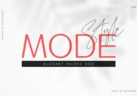 Mode Style Duo Font - Featured Image