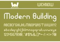 Modern Building Font - Featured Image