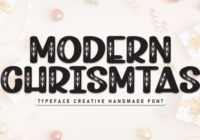 Modern Christmas Font - Featured Image