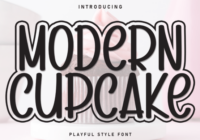 Modern Cupcake Font - Featured Image