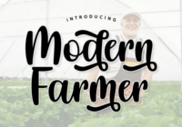 Modern Farmer Font - Featured Image