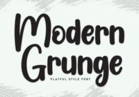 Modern Grunge Font - Featured Image