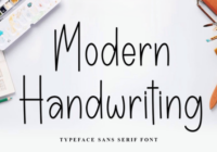 Modern Handwriting Font - Featured Image