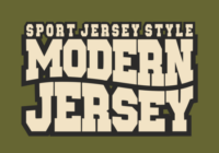 Modern Jersey Font - Featured Image