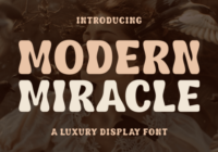 Modern Miracle Font - Featured Image