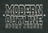 Modern Outline Font - Featured Image