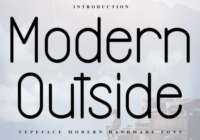Modern Outside Font - Featured Image