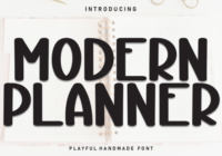 Modern Planner Font - Featured Image