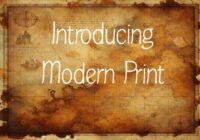 Modern Print Font - Featured Image