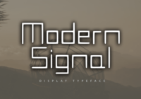 Modern Signal Font - Featured Image