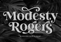 Modesty Rogers Font - Featured Image