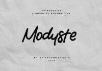 Modyste Font - Featured Image