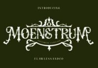 Moenstrum Font - Featured Image