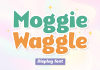 Moggie Waggle Font - Featured Image