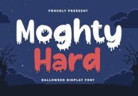 Moghty Hard Font - Featured Image